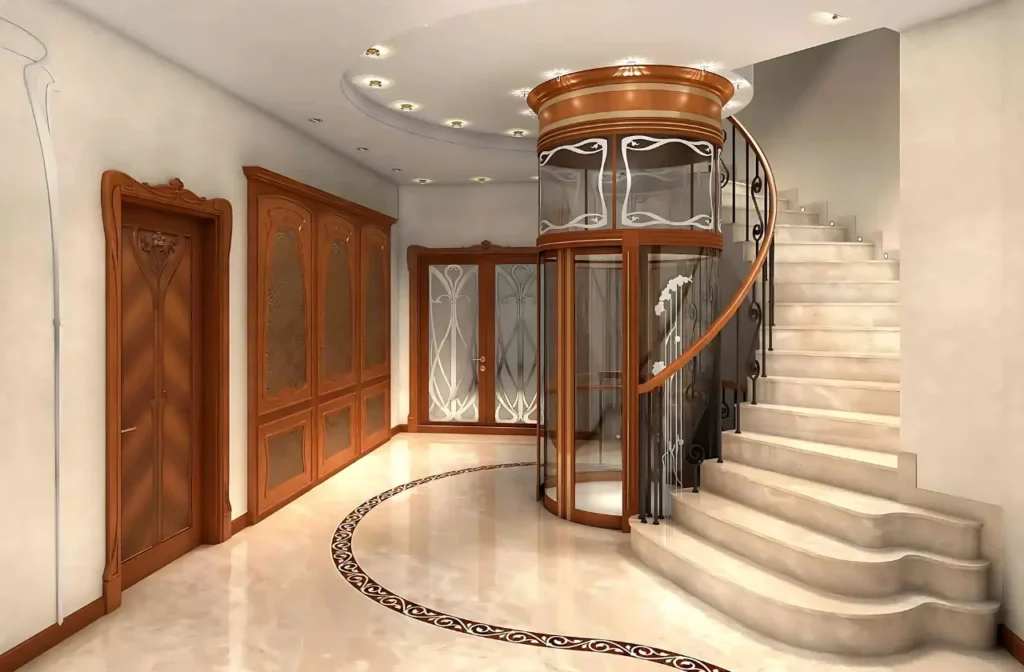 آسانسور خانگی چوبی