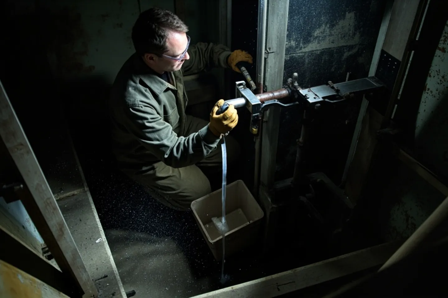 آموزش هواگیری جک هیدرولیک آسانسور