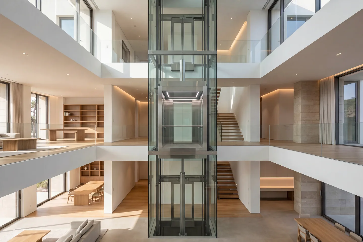 قیمت آسانسور خانگی ۴ طبقه ۱۴۰۴